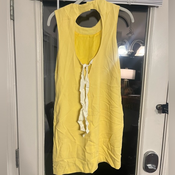 Forever 21 Yellow Mini BowBack Dress - Picture 3 of 3